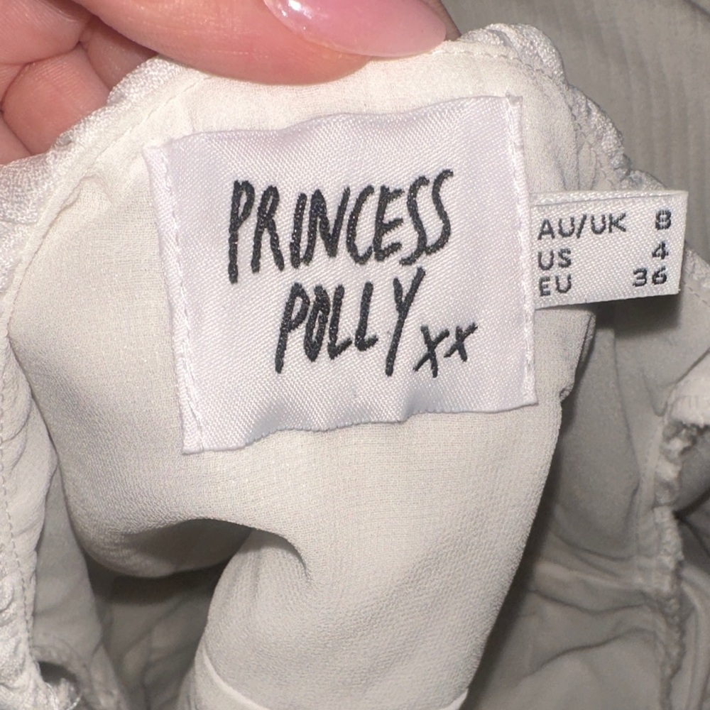 Princess Polly Elegant Cream Blouse - Picture 3 of 5